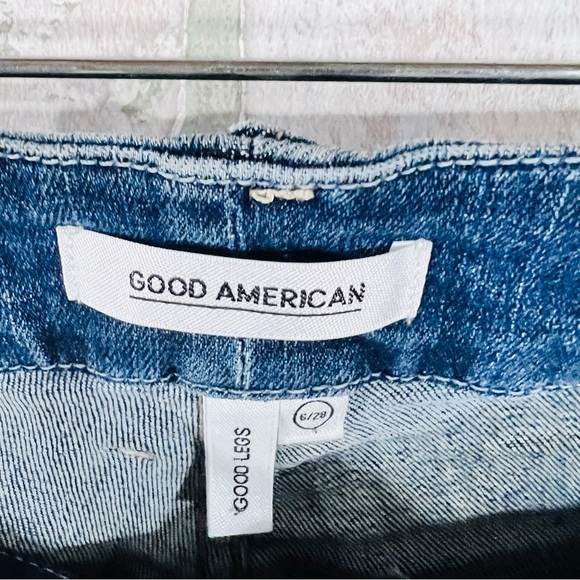 Good American Good Legs Skinny Jeans in Blue 004 Size 6/28 - Picture 10 of 11